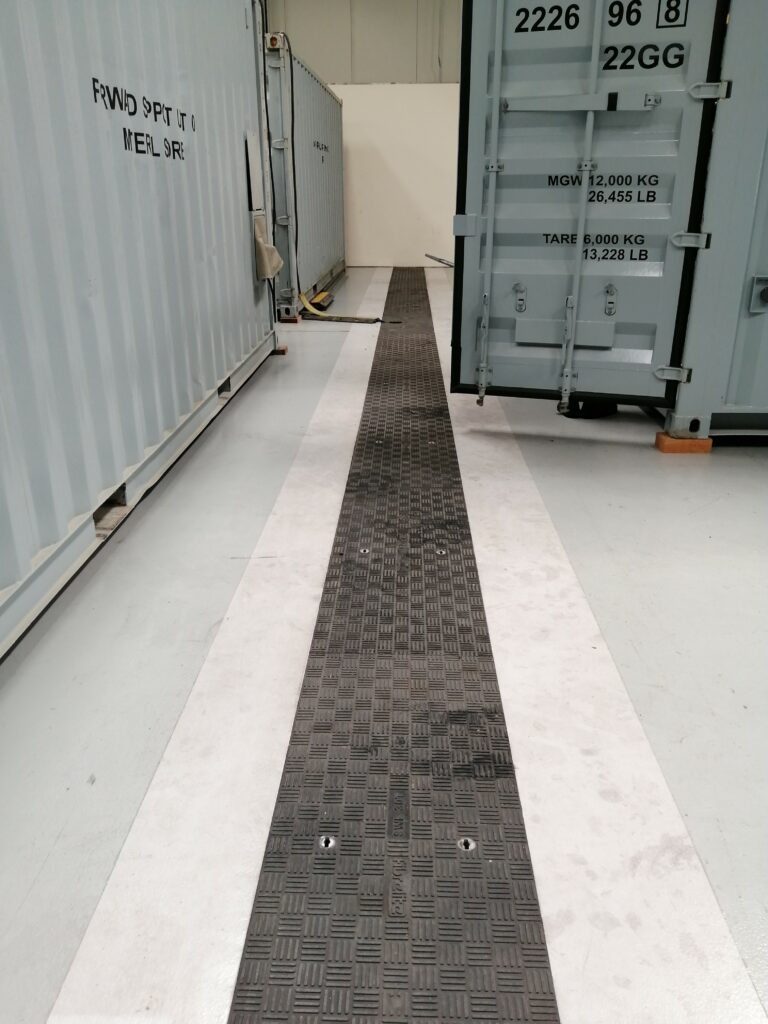 Fibrelite’s trench access covers will not deform under heavy loads