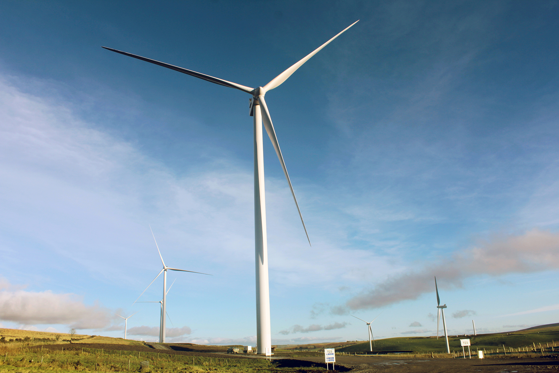 The wind farm will be capable of providing renewable electricity to meet the average needs of more than 26,000 homes.