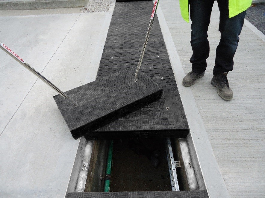 Fibrelite covers are designed to withstand heavy loads and harsh weather conditions for many years (Image of a similar installation used for illustration purposes as actual data center centre cannot be shown)