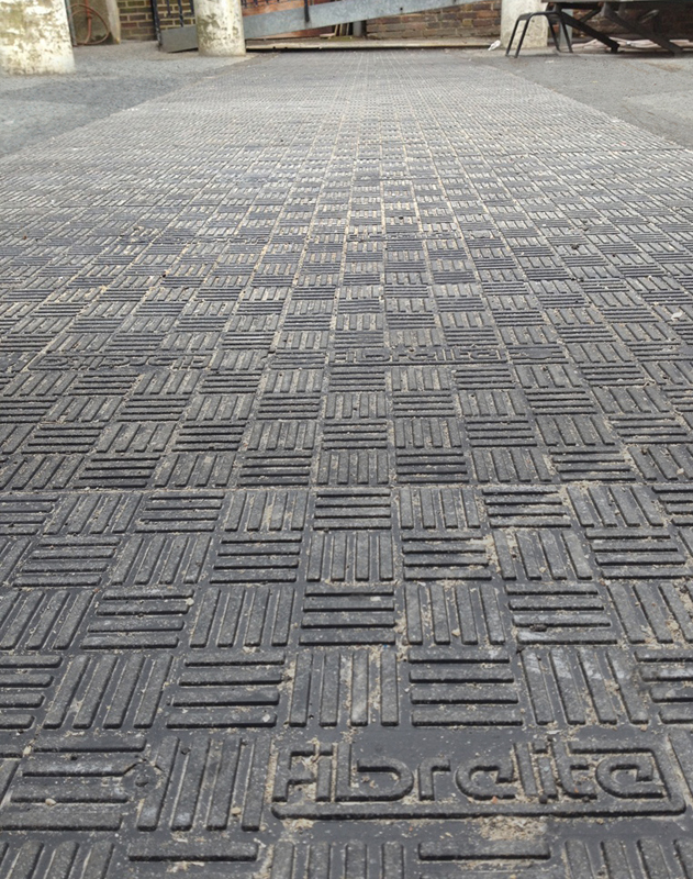 No slips or trips... The Fibrelite tread pattern which offers anti-slip qualities equivalent to a high-grade road